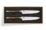 Coffret 2 couteaux à steak damassés Shun Premier Tim Mälzer 15cm