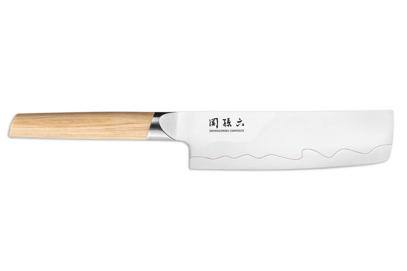 Couteau Nakiri Kai Seki Magoroku Composite lame 16,5cm