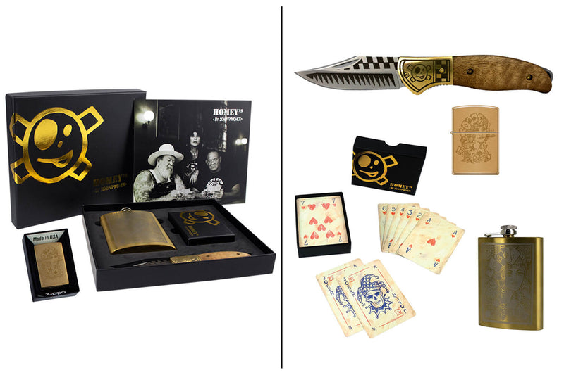Coffret cadeau outdoor Homey's by Schiffmacher Man's Ruin 4 pièces