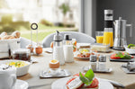 Sucrier doseur Gefu Brunch en verre et acier inoxydable