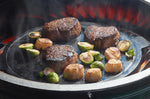 Plancha ronde réversible en fonte pour Big Green Egg Small, MiniMax, et Medium 26cm