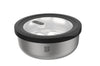 Boîte de conservation Gefu Provido ronde 1000ml en acier inox