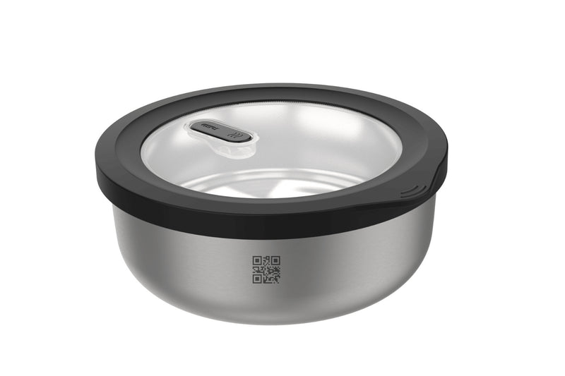 Boîte de conservation Gefu Provido ronde 500ml en acier inox