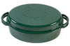 Cocotte ovale en fonte 5,2L pour Big Green Egg Large, XLarge, 2XLarge 35cm