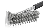 Brosse à gril BBQ Gefu sans poils en fils d'acier