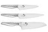 Set 3 couteaux Kai Seki Shoso Office + Universel + Santoku