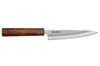 Couteau universel japonais artisanal Wusaki Yoshi G3 chêne 14cm