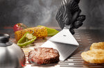 Spatule coudée retourneur de barbecue XXL Gefu en acier inoxydable