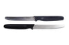 Set de 2 couteaux de cuisine universels Homey's Mölti SVART lame crantée 11cm