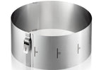 Cercle à gâteaux extensible Gefu Tondo Clip en acier inoxydable hauteur 10cm