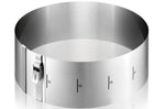 Cercle à gâteaux extensible Gefu Tondo Clip en acier inoxydable hauteur 10cm