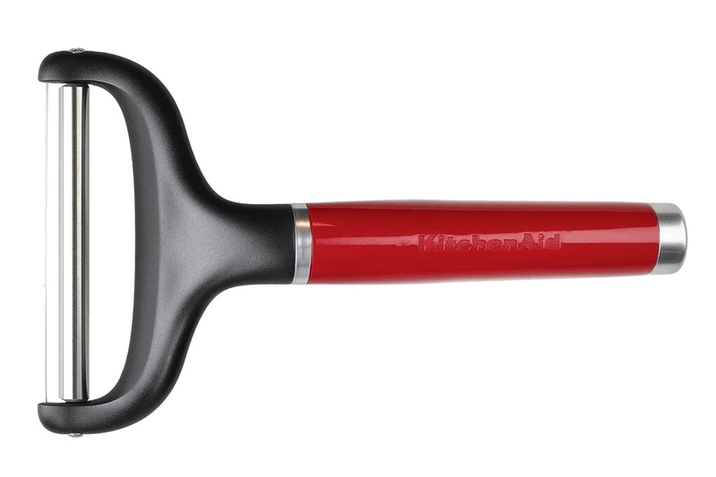 Trancheuse à fromage Kitchen Aid en acier inoxydable - Rouge