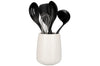Set de 5 ustensiles de cuisine Kitchen Aid avec support céramique