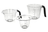 Set de 3 bols à mélanger et à mesurer Kitchen Aid avec poignée