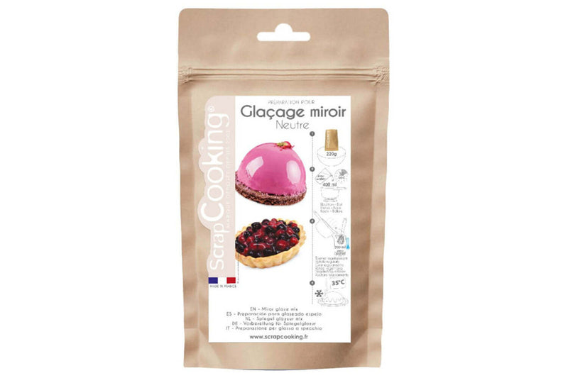 Glaçage miroir Scrapcooking Mix 220g - Neutre
