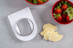 Coupe-oeufs Kitchen Aid en acier inoxydable et polymère blanc