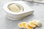 Coupe-oeufs Kitchen Aid en acier inoxydable et polymère blanc