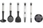 Set de 5 ustensiles Joseph Joseph Elevate Fusion en silicone avec support de rangement