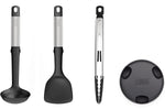 Set de 3 ustensiles Joseph Joseph Elevate Fusion en silicone avec support de rangement