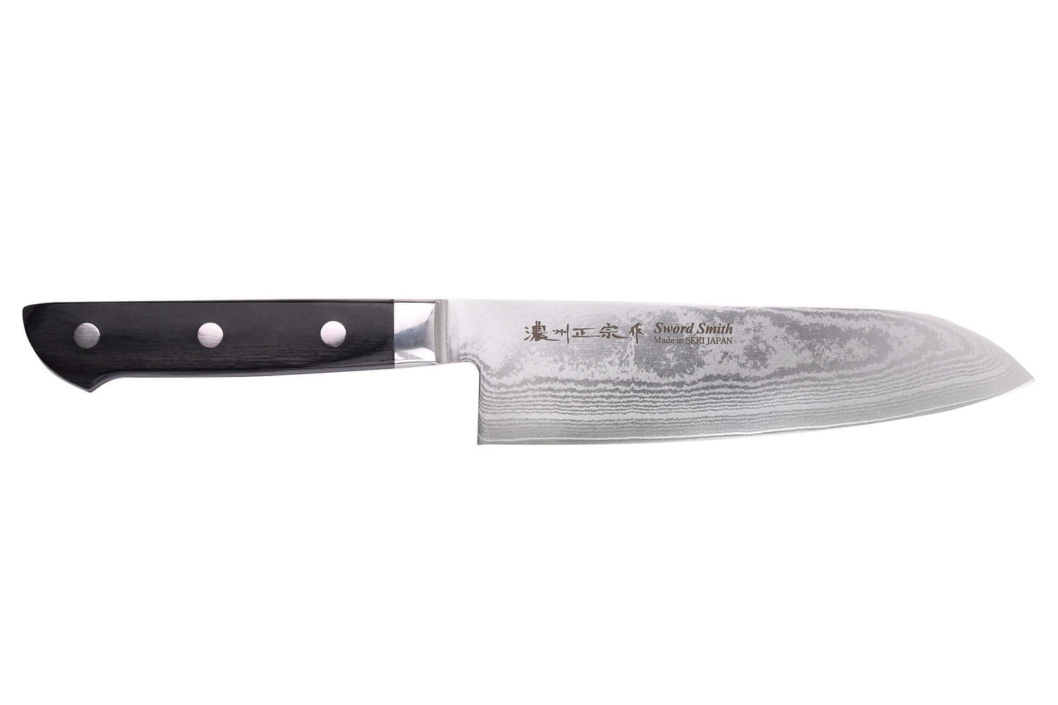 Couteau santoku 18cm japonais Satake Cutlery damas 69 couches