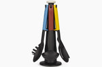 Carrousel de 6 ustensiles Joseph Joseph Elevate Multicolore avec support de rangement rotatif