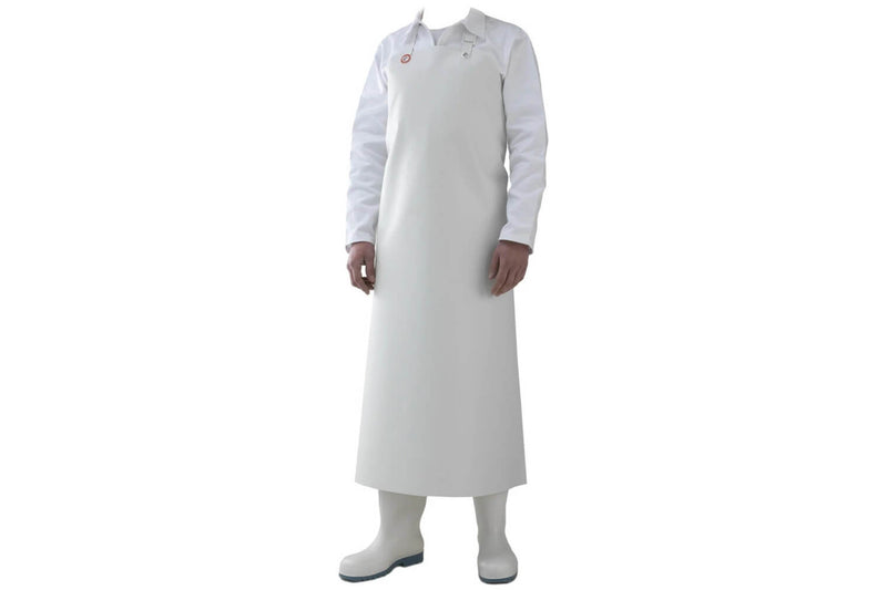 Tablier de boucher Manulatex Bravo 90x115cm en nitrile blanc