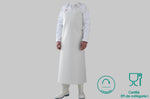 Tablier de boucher Manulatex Bravo 90x115cm en nitrile blanc