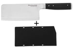Couteau hachoir Kitchen Aid Gourmet lame en acier japonais 15cm + étui