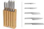Bloc de 5 couteaux Joseph Joseph Elevate Steel Knives en bambou