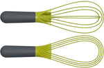 Fouet 2-en-1 Joseph Joseph Twist en silicone vert