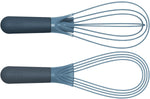 Fouet Joseph Joseph Twist Sky en silicone bleu