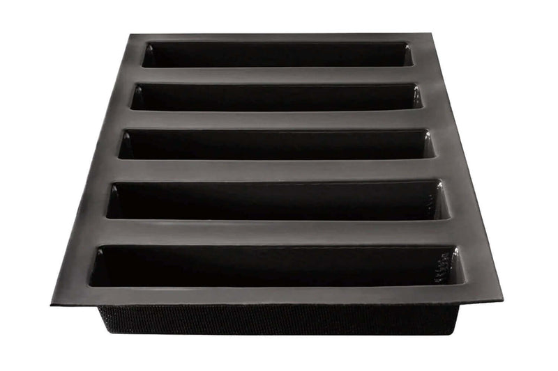 Moule pour 5 cakes longs Flexipan anti-adhérent en silicone et tricot de verre
