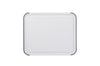 Planche à découper anti-glisse Kitchen Aid réversible en PP blanc - 25 x 20 cm