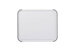 Planche à découper anti-glisse Kitchen Aid réversible en PP blanc - 25 x 20 cm