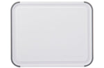 Planche à découper anti-glisse Kitchen Aid réversible en PP blanc - 35 x 28 cm