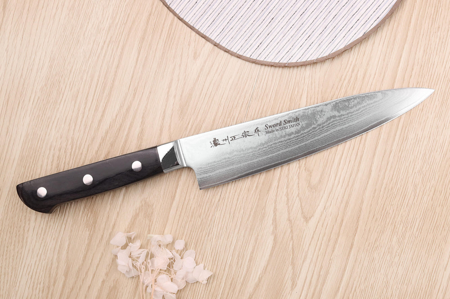 Coffret 2 couteaux japonais Satake Cutlery damas 69 couches chef + office