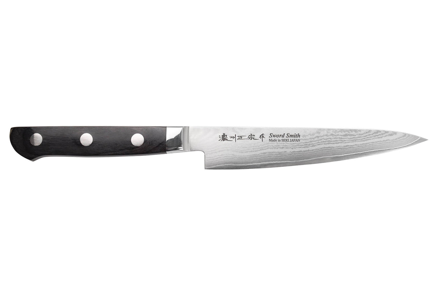 Coffret 3 couteaux japonais Satake Cutlery damas 69 couches chef + universel + office