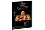 Moule 20 madeleines Flexipan anti-adhérent en silicone et tricot de verre 40x30cm