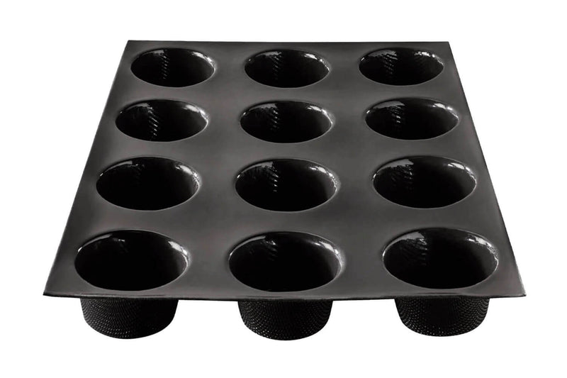 Moule 12 muffins Flexipan anti-adhérent en silicone et tricot de verre