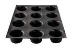 Moule 12 muffins Flexipan anti-adhérent en silicone et tricot de verre