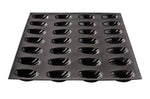 Moule 28 mini madeleines Flexipan anti-adhérent en silicone et tricot de verre 40x30cm