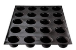 Moule 20 mini muffins Flexipan anti-adhérent en silicone et tricot de verre