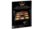 Moule 12 petits beurres Flexipan anti-adhérent en silicone 40x30cm