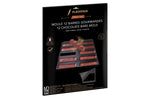 Moule quattro 12 barres gourmandes Flexipan anti-adhérent en silicone et tricot de verre