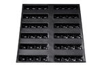 Moule quattro 12 barres gourmandes Flexipan anti-adhérent en silicone et tricot de verre