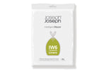Set de 20 sacs-poubelles 30L Joseph Joseph IW6 transparent avec cordon de serrage