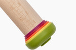 Rouleau à pâtisserie réglable Joseph Joseph PrecisionPin multicolore