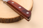 Couteau santoku 17cm japonais Satake Cutlery Brown Pakkawood