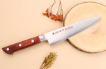 Couteau de chef 18cm japonais Satake Cutlery Brown Pakkawood