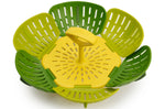 Panier vapeur pliable Joseph Joseph Bloom en silicone vert